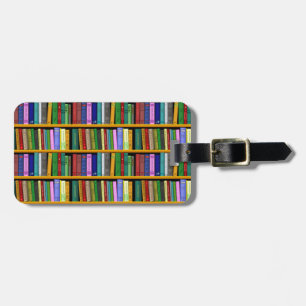 Customize Library Design Luggage Tag