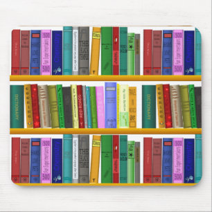 Customize Library Design Mouse Pad