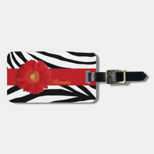 Customize lines and your name luggage tag