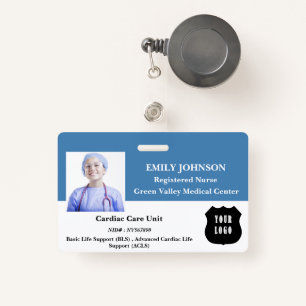 Customize Logo Registered Nurse Badge