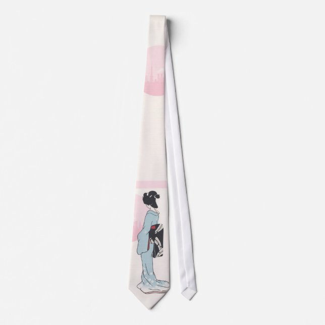 Customize Lovely Geisha Tie (Front)