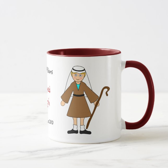 Customize Me -- Children's Nativity "Joseph" Mug (Right)