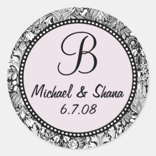 Customize Me! ...Monogram Wedding Sticker