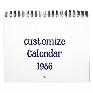 customize Medium Two Page small Calendar