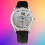 Customize Men's Photo Watch 50th Anniversary Gifts<br><div class="desc">Customize Men's Photo Watch 50th Anniversary Gifts The image showcases a personalized men's watch, carefully crafted to be a memorable anniversary gift for your beloved husband. This exquisite timepiece combines elegance and sophistication, making it a remarkable accessory that will captivate his attention. The watch is a symbol of your enduring...</div>