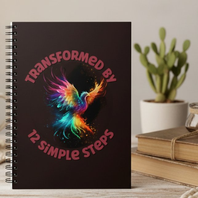 Customize Milestone Transformed by 12 Simple Steps Holiday Card (Creator Uploaded)