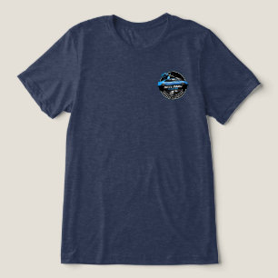 Customize Mobile Car Wash Detailing Blue Business  Tri-Blend Shirt