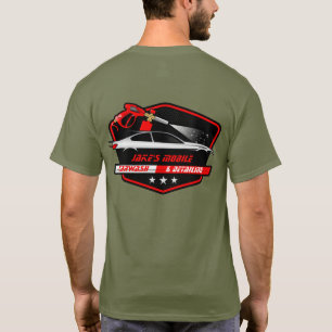 Customize Mobile Car Wash Detailing Business Tee