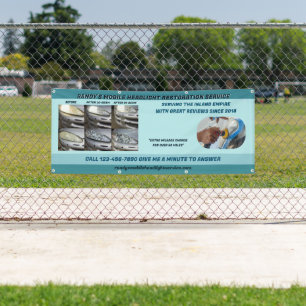 Customize Mobile Vehicle Headlight Cleaning Banner