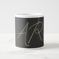 Customize Monogram Plain Grey Beige