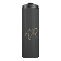 Customize Monogram Plain Grey Beige