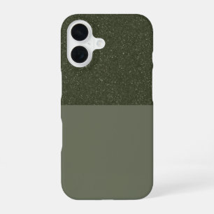 Customize Moss & Glitter iPhone 16 Case
