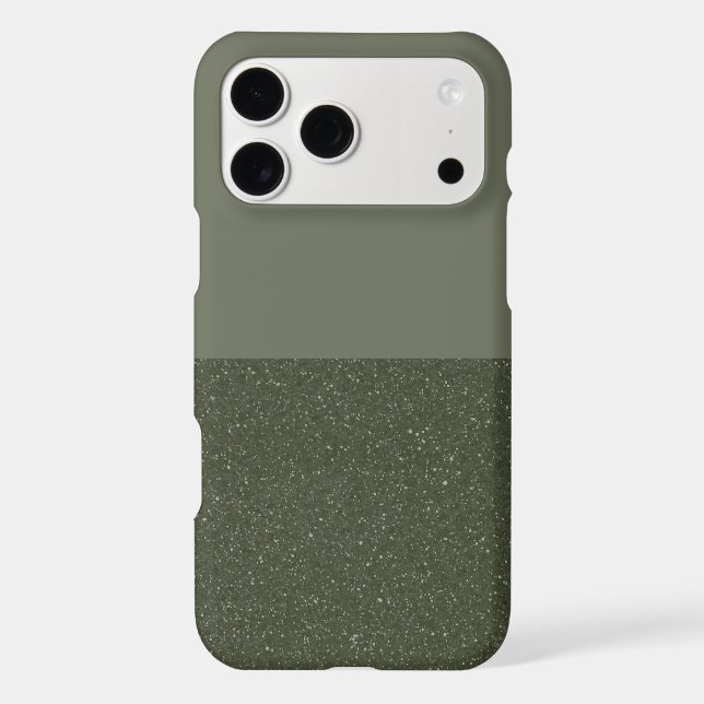 Customize Moss Green iPhone Case (Back)