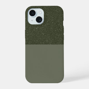 Customize Moss Green Noise iPhone 15 Case