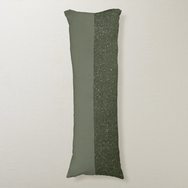 Customize Moss Green Split Body Pillow (Front Vertical)