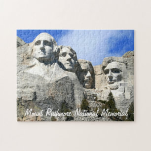 Customize Mount Rushmore National Memorial photo Jigsaw Puzzle