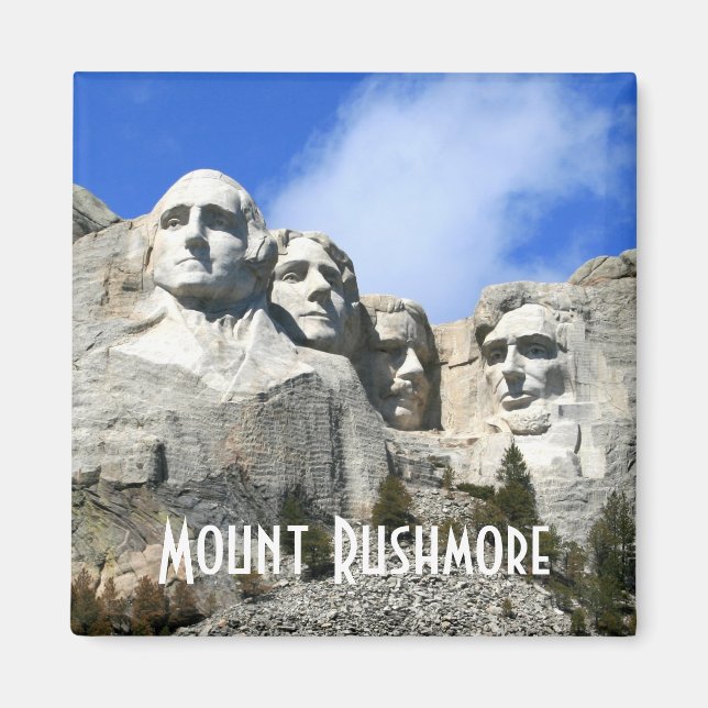 Customize Mount Rushmore National Memorial photo Magnet (Front)