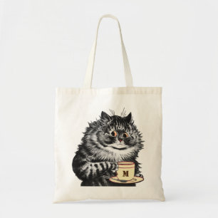 Customize Mug Initial, Louis Wain Tote Bag