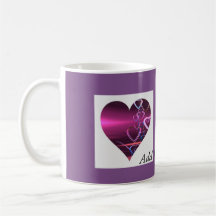 Customize Mug Purple Heart