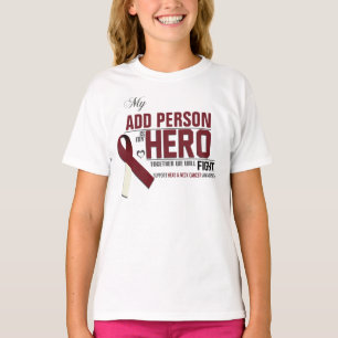 Customize MY HERO:  Head & Neck Cancer T-Shirt