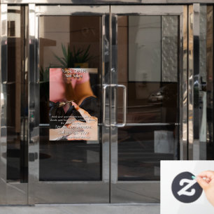 Customize Nail Salon Set of Nails Business Window Cling