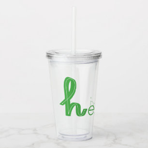 Customize Name Acrylic Tumbler