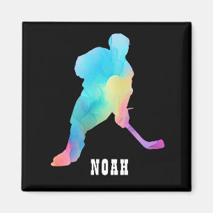 Customize name Hockey Player  Magnet