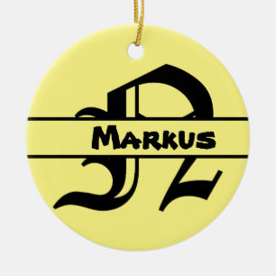 Customize Name Letter ornament 