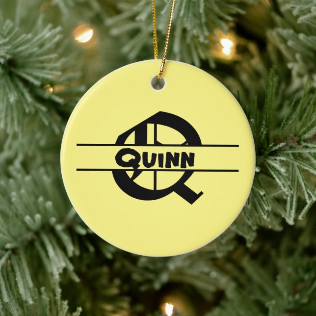 Customize Name Letter ornament  (Tree)