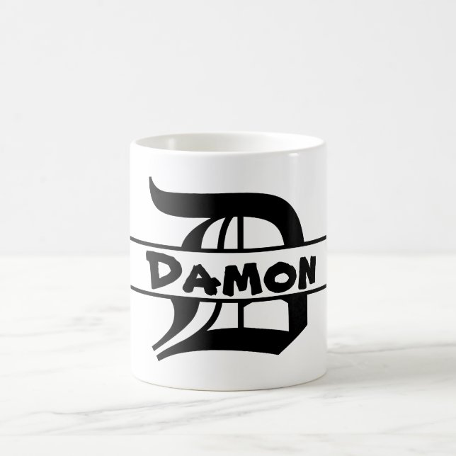 Customize Name Letter ornament  Coffee Mug (Center)