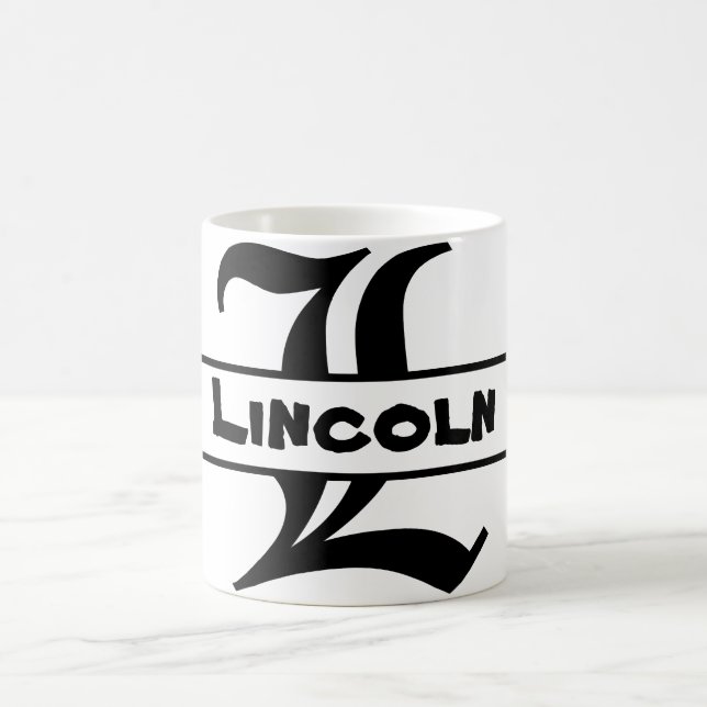 Customize Name Letter ornament  Coffee Mug (Center)