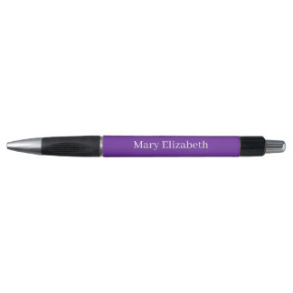 Customize name or initials Purple Pen
