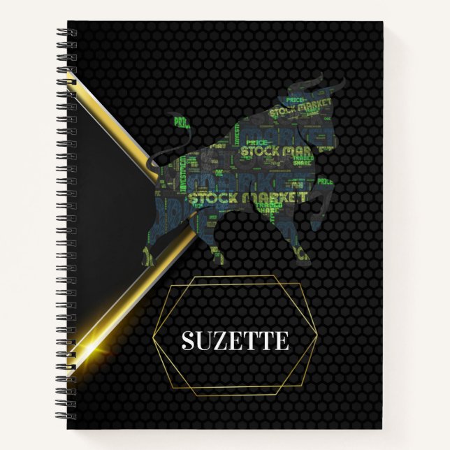 Customize Name | Personalized Traders Notebook   (Front)