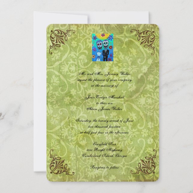 Customize Names DOD Wedding Invitation (Front)