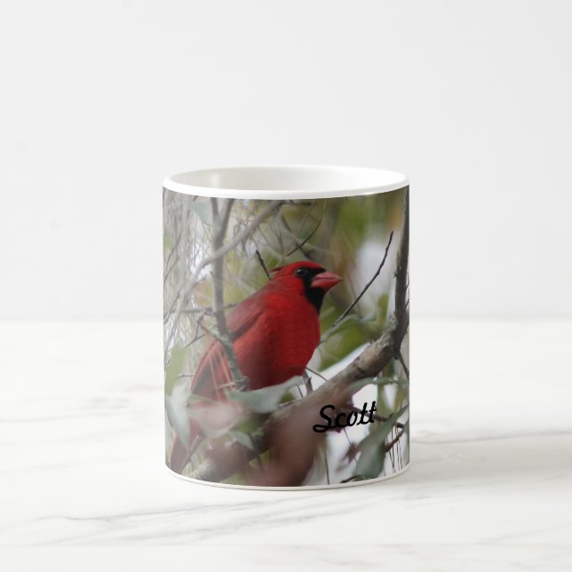 Customize Nice Cardinal photo Coffee Mug (Center)
