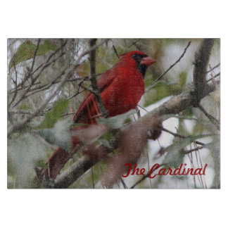 Customize Nice Cardinal photo Cutting Board