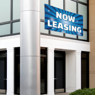 Customize Now Leasing Apartments Large Outdoor Banner