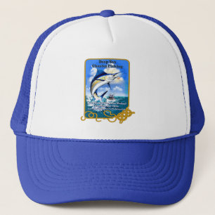Customize Ocean Sports Fishing Charter Boat Busine Trucker Hat