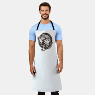 Customize Old Fashioned Barber Shop  Apron