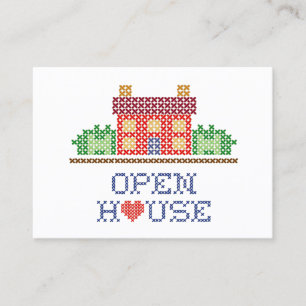Customize Open House Business Card