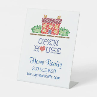 Customize Open House  Pedestal Sign