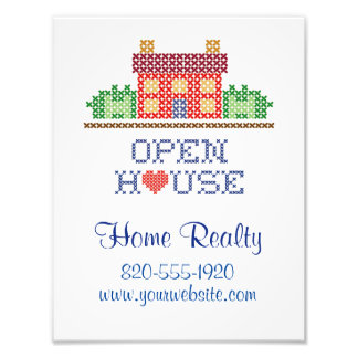 Customize Open House  Photo Print