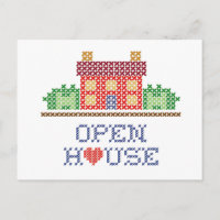 Customize Open House Postcard
