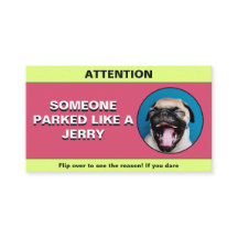Customize Parked Like a Jerry, funny parking prank