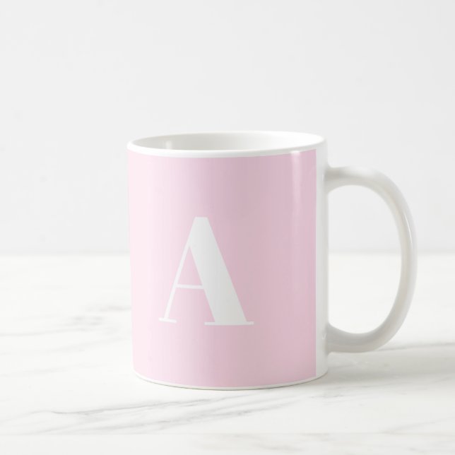 Customize, personalize Alphabet initial letter Coffee Mug (Right)