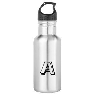 Customize, personalize Alphabet initial letter Sta 532 Ml Water Bottle