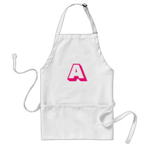 Customize, personalize Alphabet initial letter Standard Apron