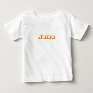 Customize, personalize Alphabet initial monogram Baby T-Shirt