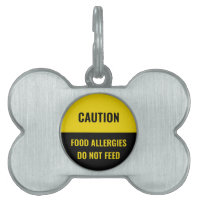 Customize, personalize black yellow dog Name Info