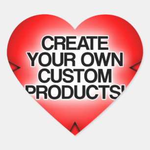 Customize / Personalize / Create your own Heart Sticker